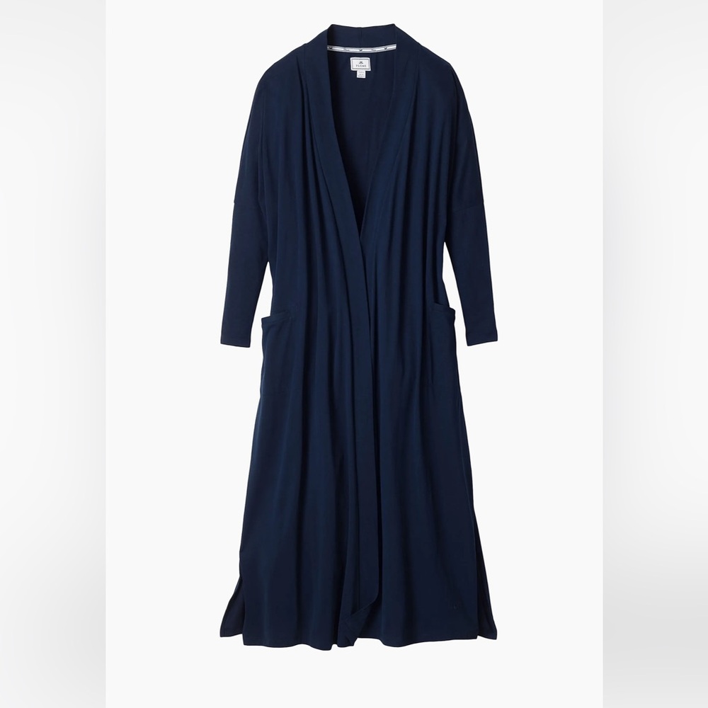 Petite Plume Long Open-Front Robe